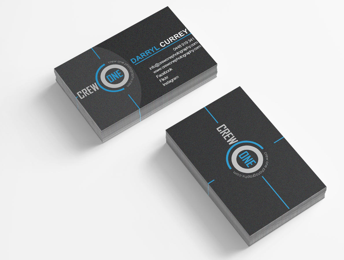 Business Card Design by IgorShcherbakov for Crew One Photography | Design #5018733