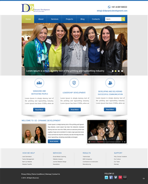 Web Design by pb for this project | Design #4949676