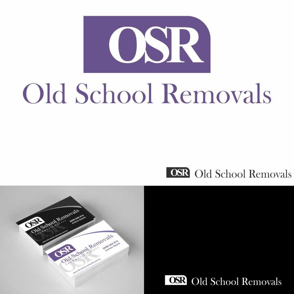 Logo Design by ahmadhl for Old School Removals | Design #5377962