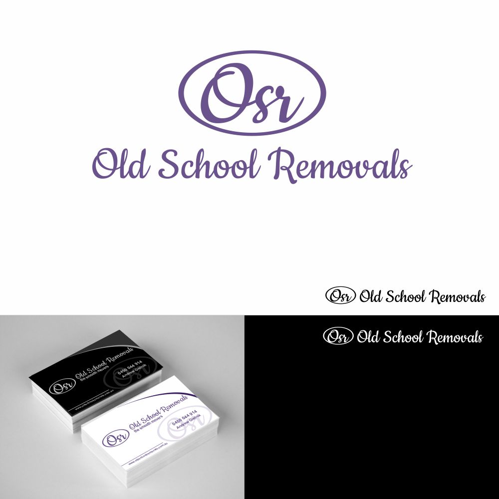 Logo Design by ahmadhl for Old School Removals | Design #5380337