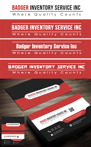 Logo Design by FoXm3D!A for Badger Inventory Service Inc. | Design: #4949878