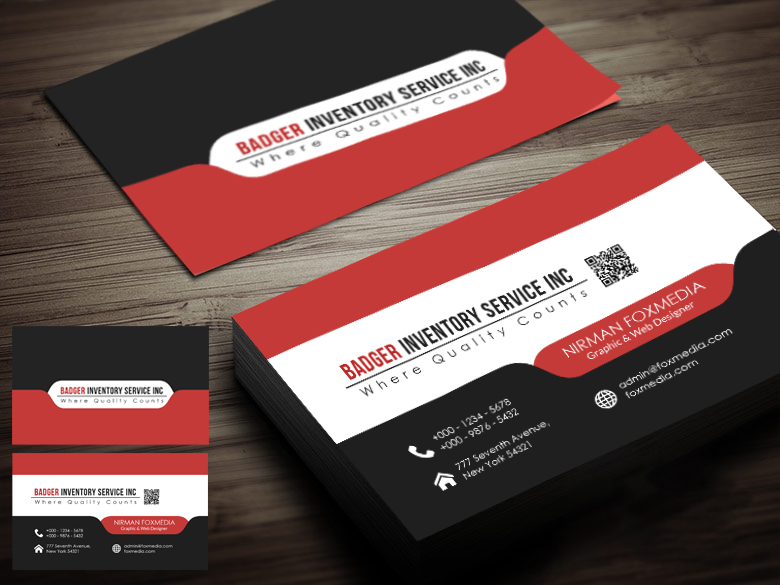 Logo Design by FoXm3D!A for Badger Inventory Service Inc. | Design #4949935