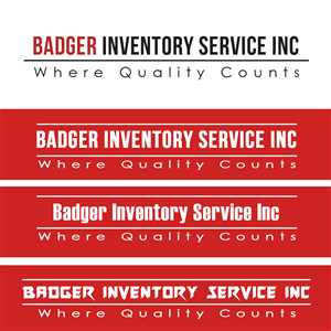 Logo Design by FoXm3D!A for Badger Inventory Service Inc. | Design: #4950000