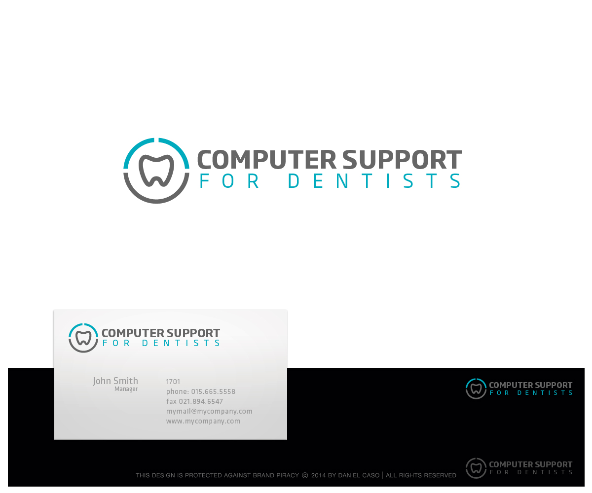 Logo Design by Daniel Caso Design for Computer Support for Dentists | Design #4981669