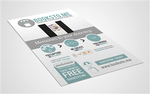 Storkvision BooksTo.Me Promotion | Flyer-Design von creationz2011