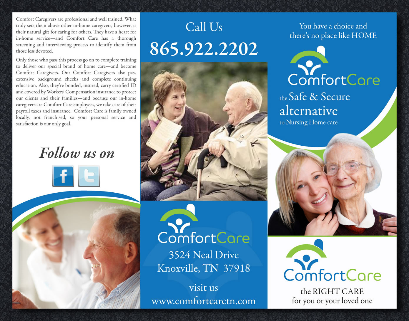 Brochure Design by Sbss for Comfort Care | Design #1396908
