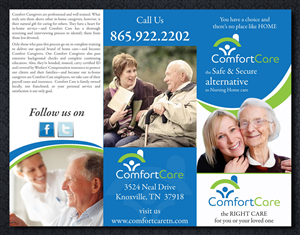 Brochure Design by Sbss for Comfort Care | Design: #1396908