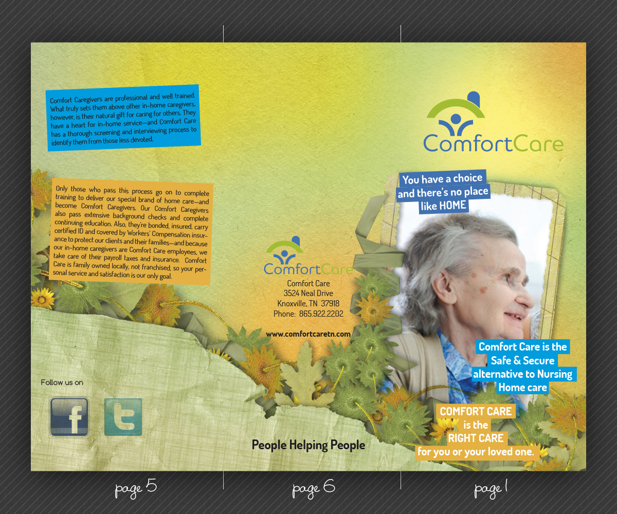 Diseño de Brochure por Ivansan para Comfort Care | Diseño #1427565
