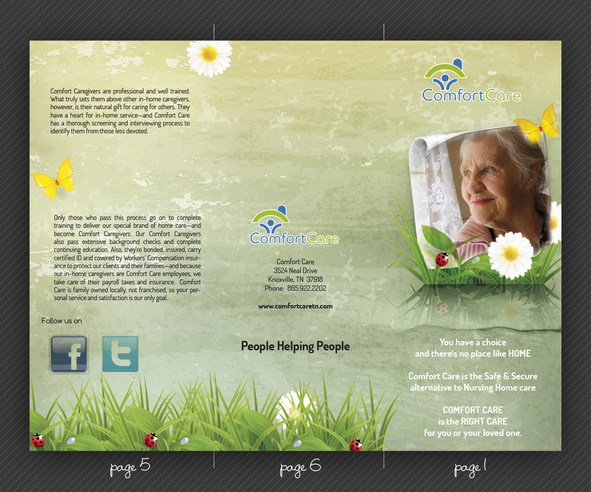 Diseño de Brochure por Ivansan para Comfort Care | Diseño #1429051