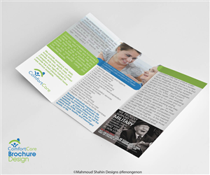 Broschüren-Design von Mahmoud Shahin für Comfort Care | Design: #1389539