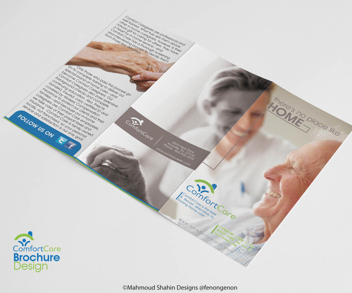 Broschüren-Design von Mahmoud Shahin für Comfort Care | Design #1392771