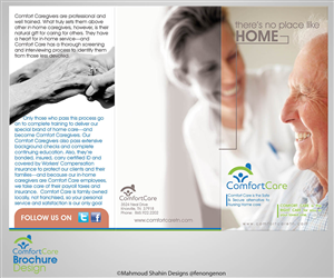 Broschüren-Design von Mahmoud Shahin für Comfort Care | Design: #1393255