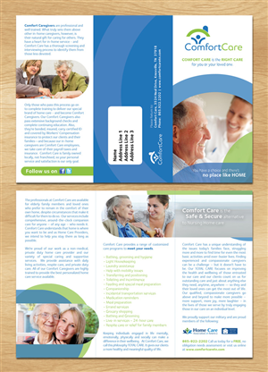 Broschüren-Design von John Mares für Comfort Care | Design: #1391274