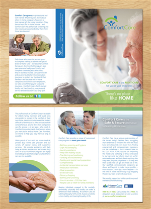 Design de Brochure par John Mares pour Comfort Care | Design #1433743