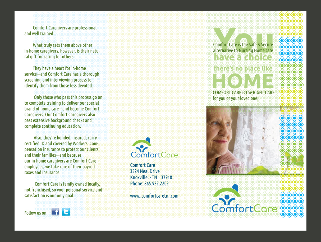 Design de Brochure par tane pour Comfort Care | Design #1428949