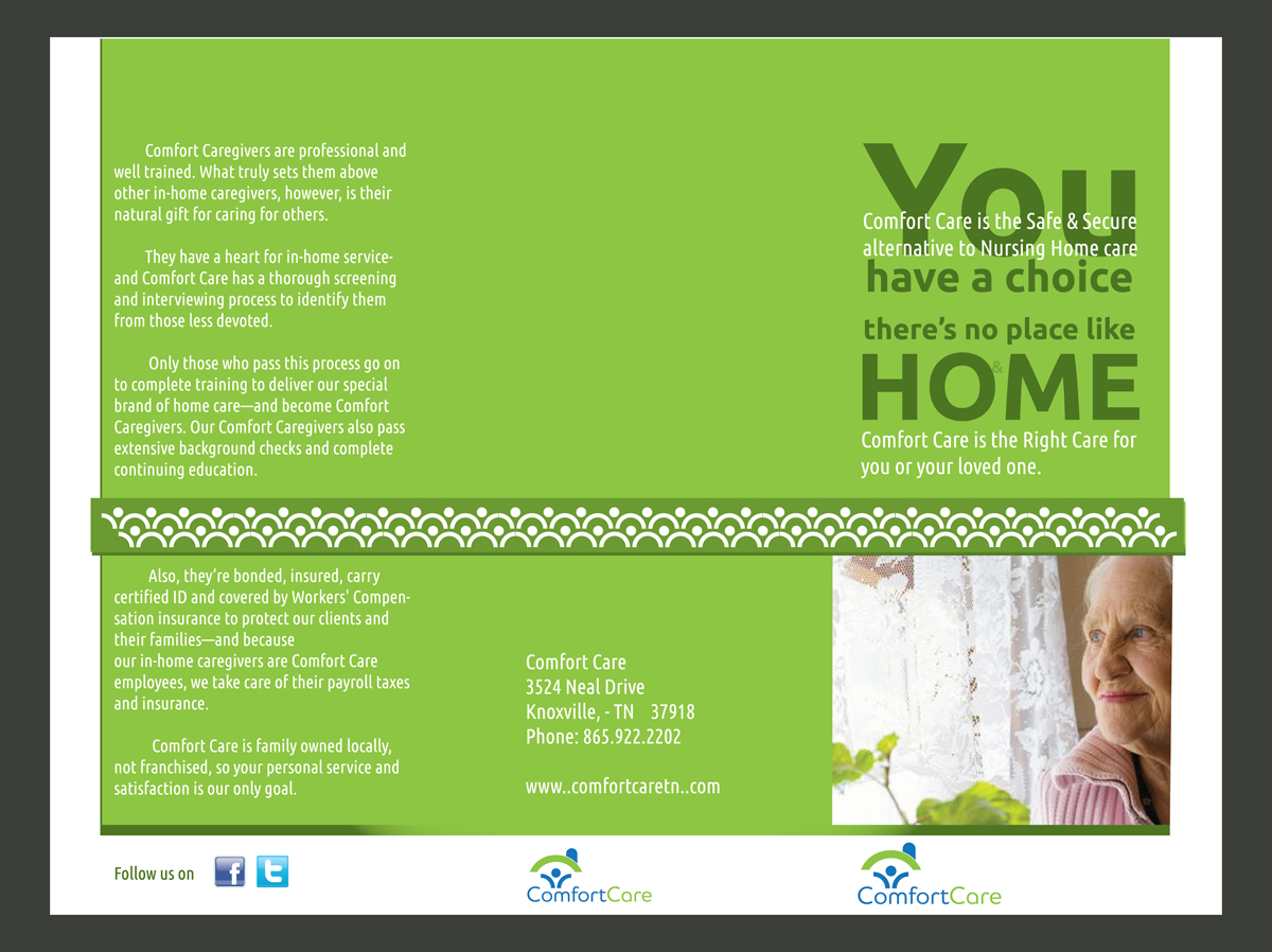 Brochure Design by tane for Comfort Care | Design #1431083