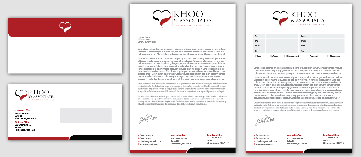 Stationery Design by MediaProductionArt for FrontPage Interactive | Design: #5077425