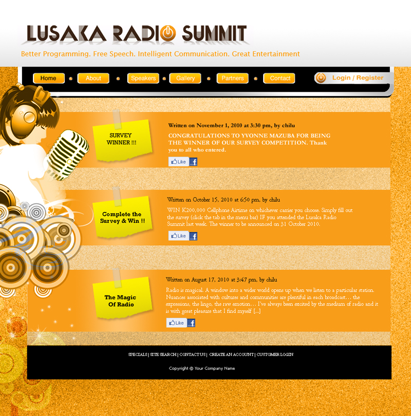 Web Design par a s k advertising pour Chilu Lemba | Design #245621