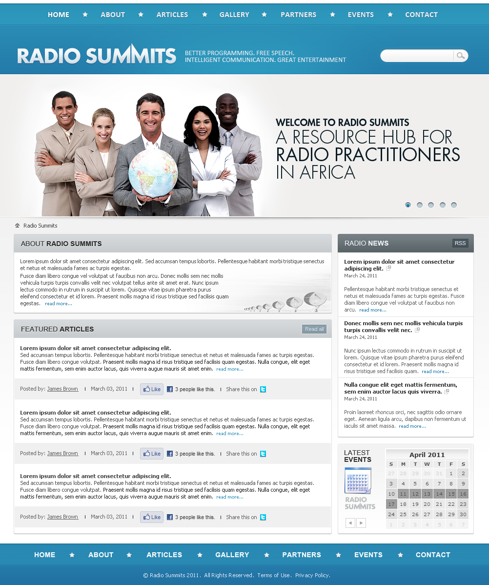 Web Design by James for Chilu Lemba | Design #245705