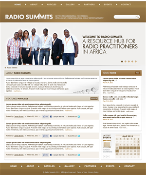 Web Design by James for Chilu Lemba | Design: #246011
