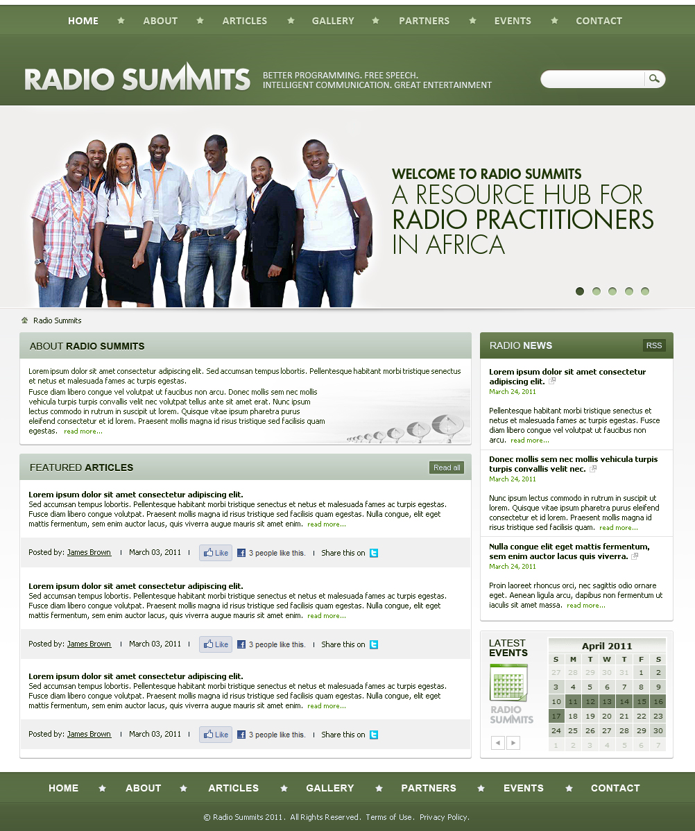 Web Design by James for Chilu Lemba | Design #246014