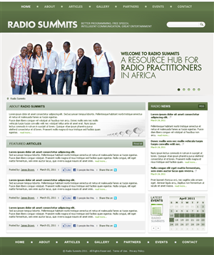 Web Design by James for Chilu Lemba | Design: #246014