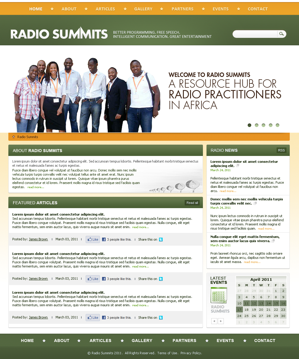 Web Design by James for Chilu Lemba | Design #246016