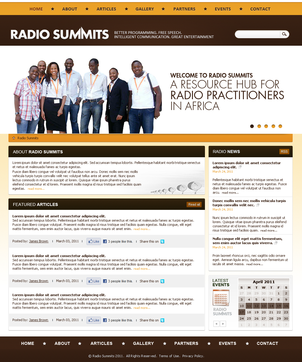 Web Design by James for Chilu Lemba | Design #246018