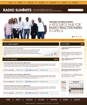 Web Design by James for Chilu Lemba | Design: #246018