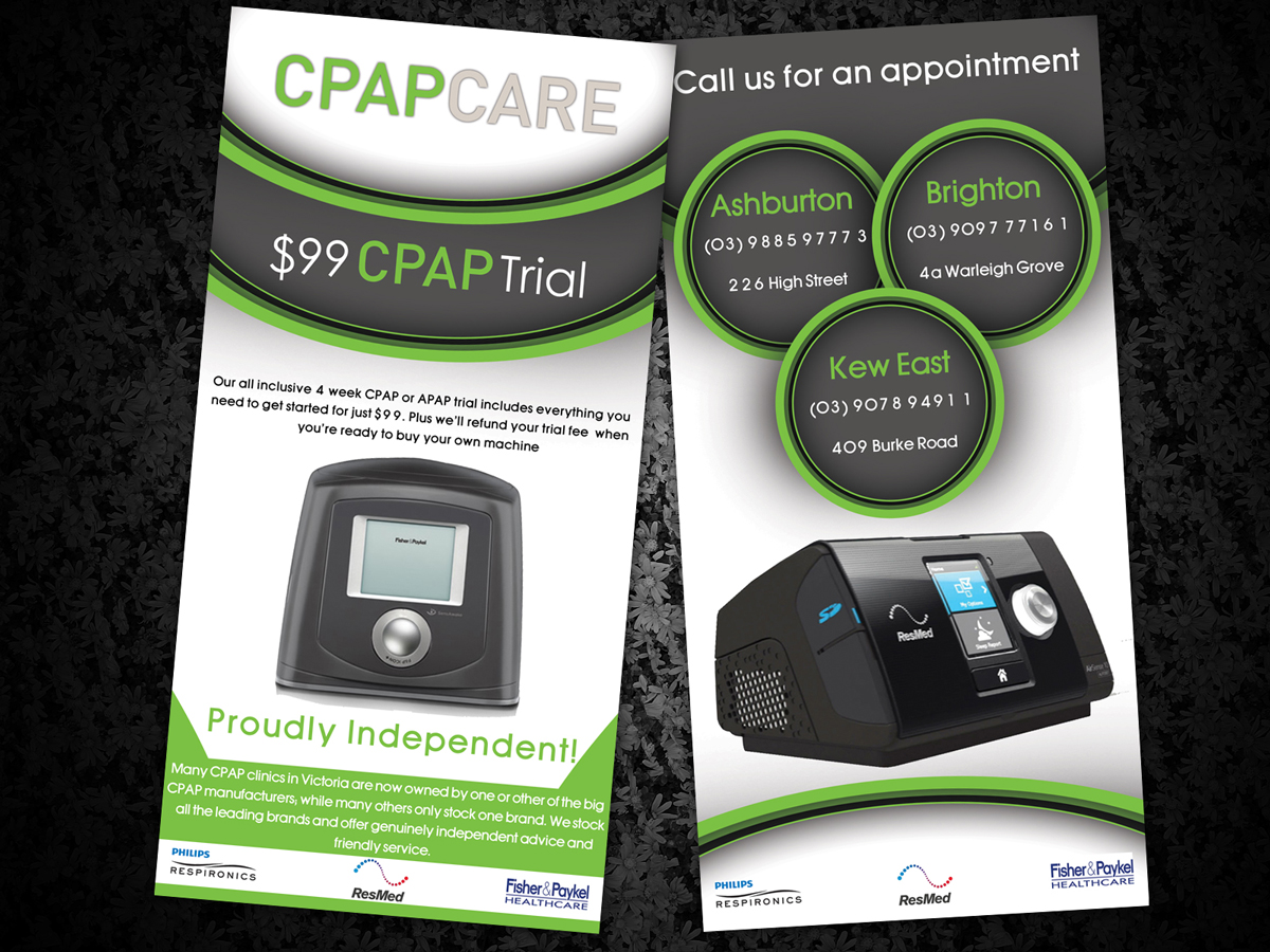 Flyer Design by Riz' for Ezi CPAP | Design #4950783