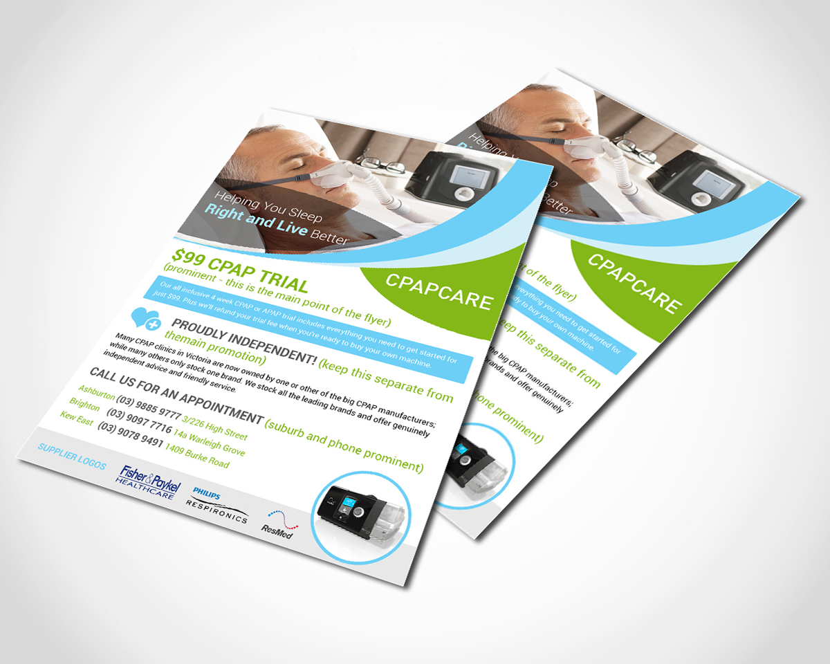 Flyer Design by anushka_snigdha for Ezi CPAP | Design #4942818