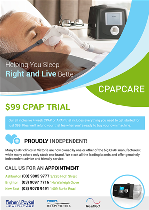 Flyer-Design von anushka_snigdha für Ezi CPAP | Design: #4958144