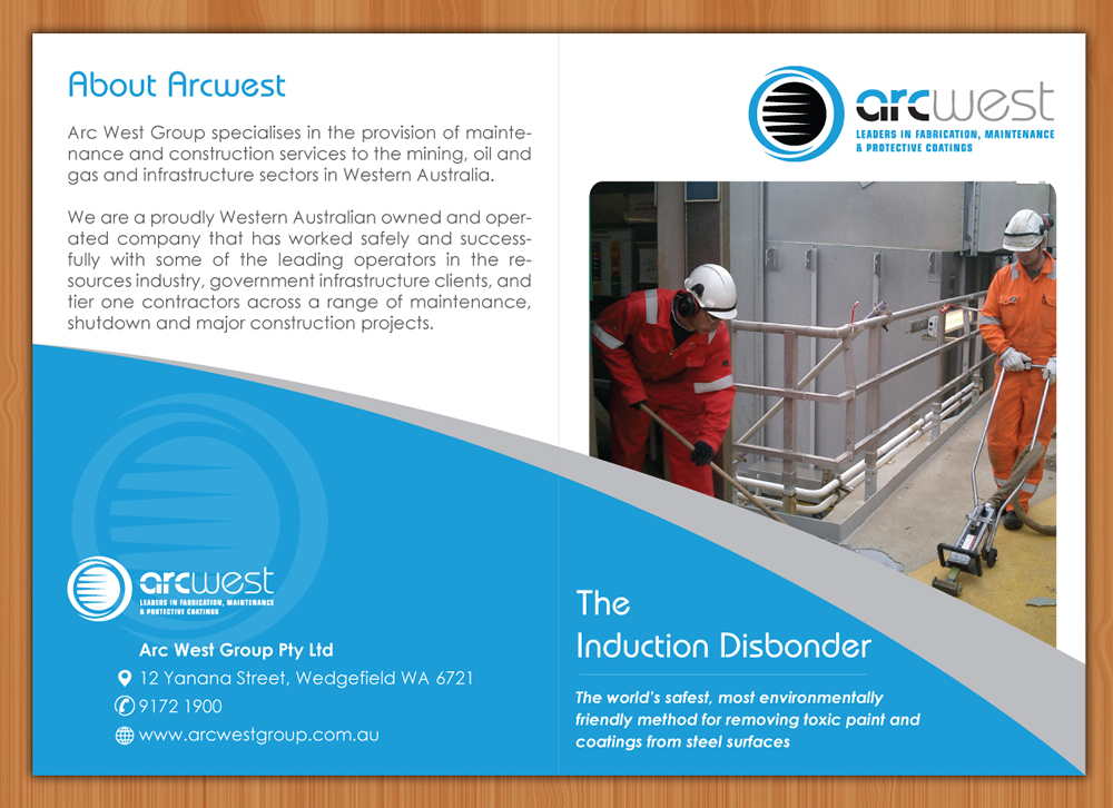 Broschüren-Design von Sbss für Arc West Group | Design #4973218