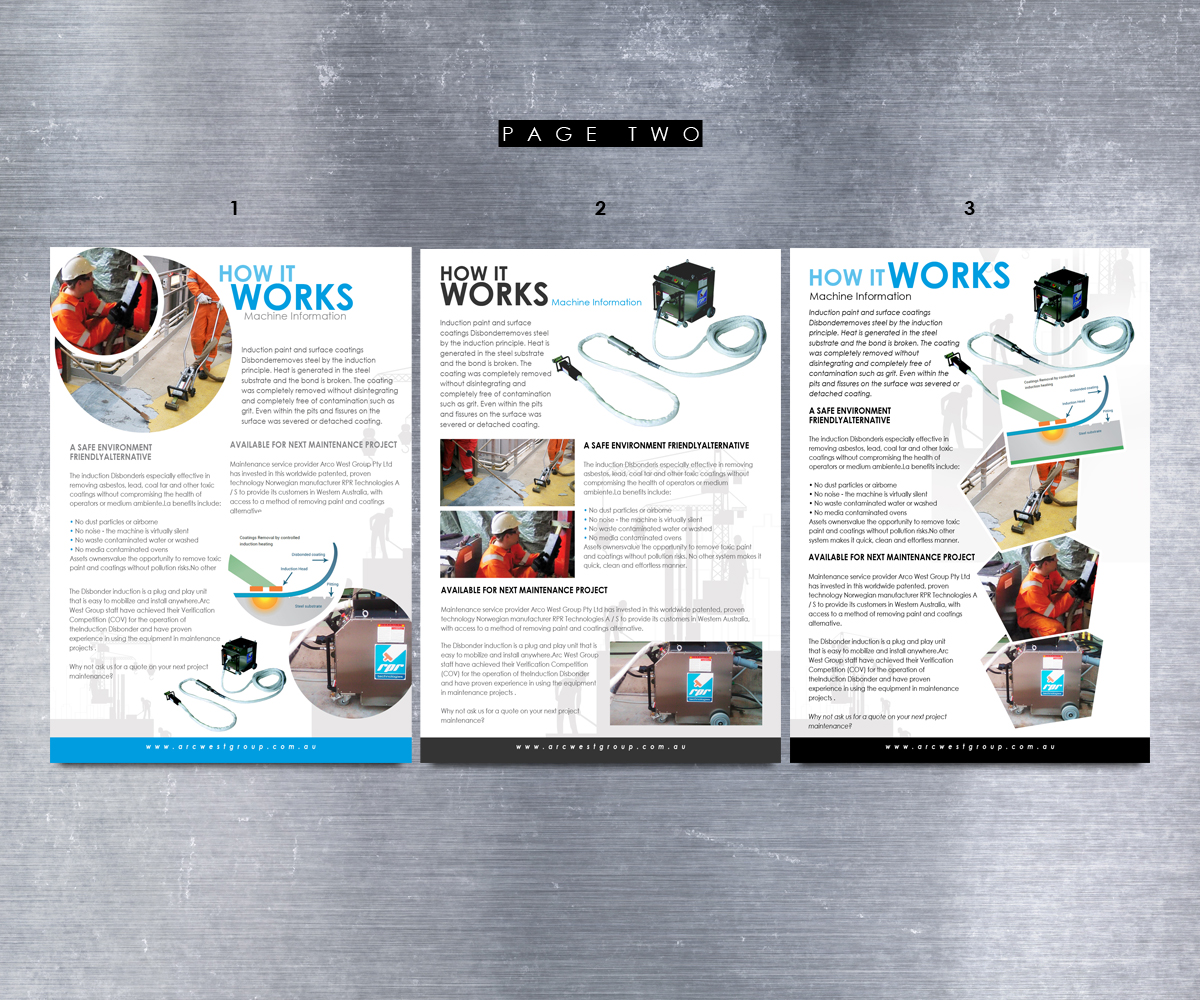 Broschüren-Design von lnavarro15 für Arc West Group | Design #4983621