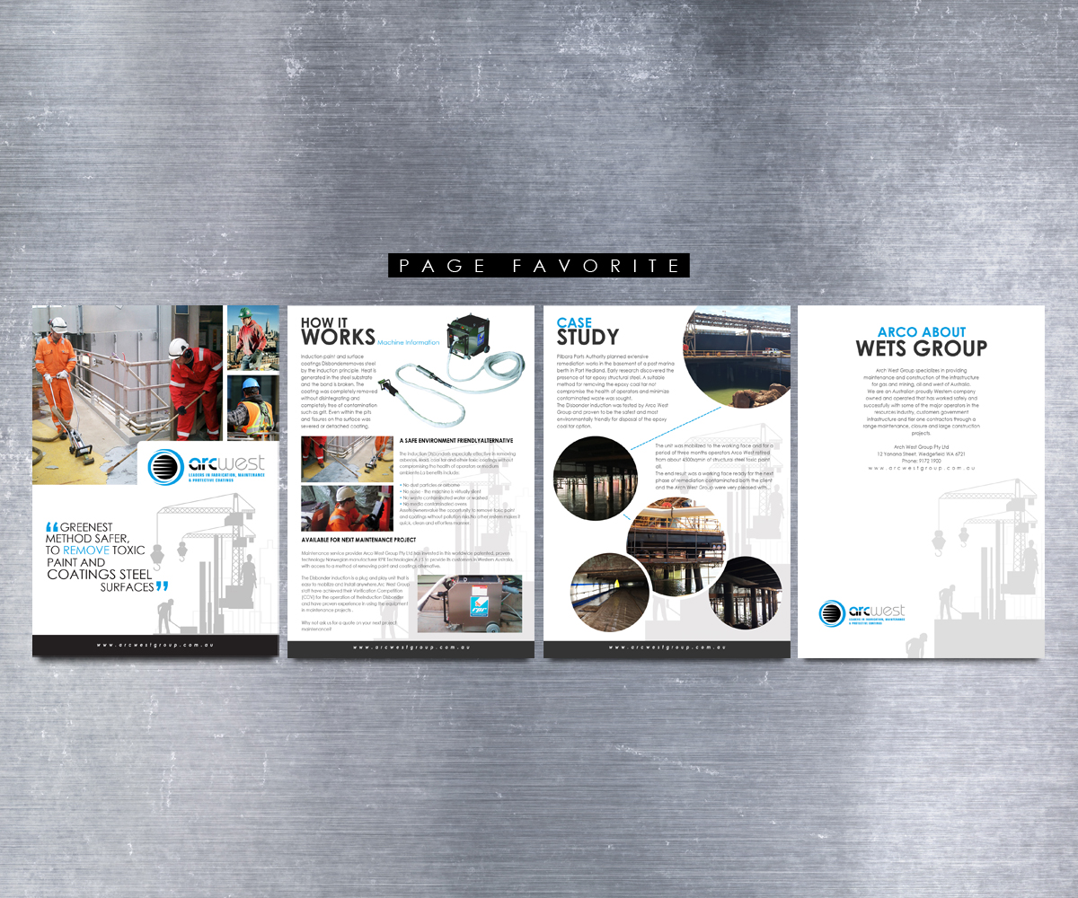 Brochure Design by lnavarro15 for Arc West Group | Design #4984762