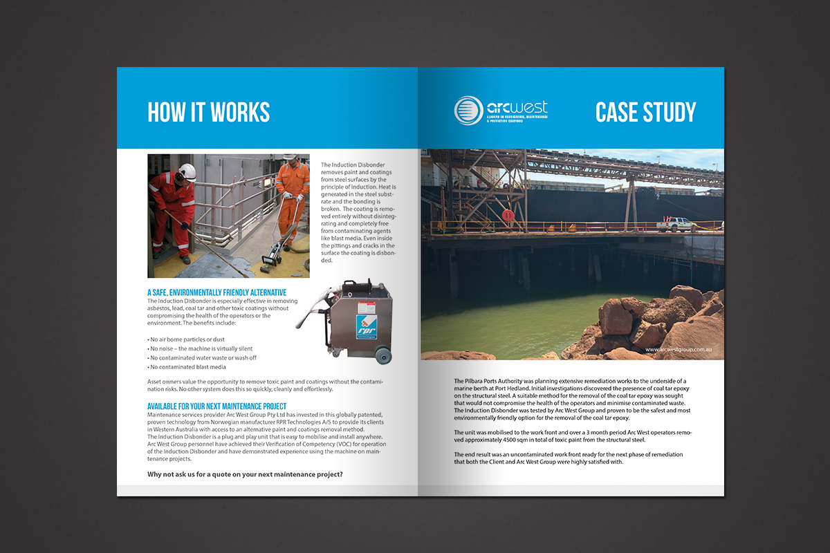 Broschüren-Design von Svetlin Angelov für Arc West Group | Design #4974773