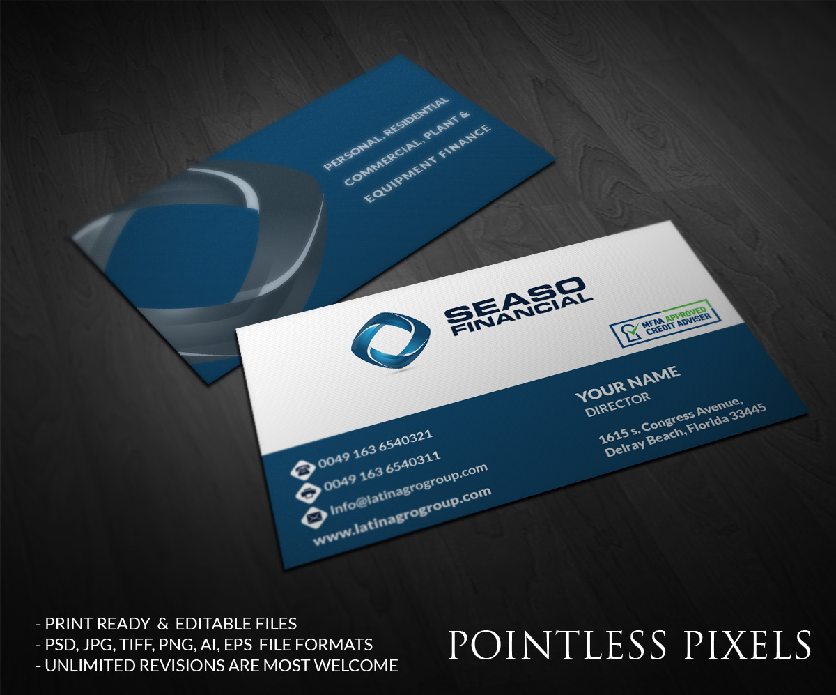 Business Card Design by Pointless Pixels India for this project | Design #4963166