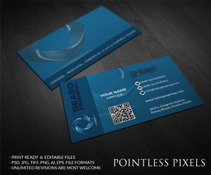 Business Card Design by Pointless Pixels India for this project | Design: #4963234