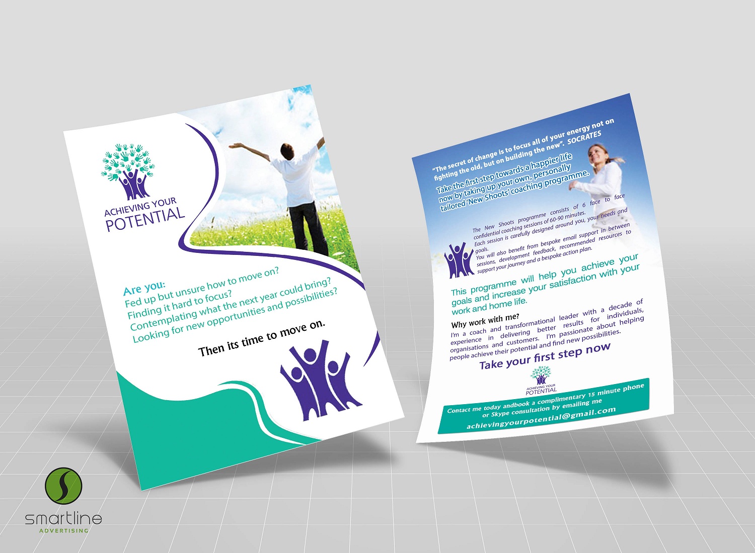 upmarket modern business flyer