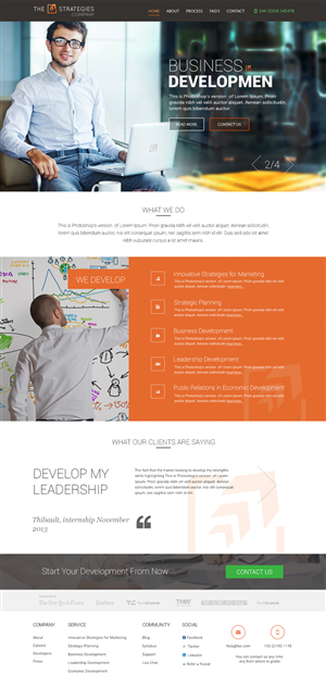 Logo Design by the-lion-king for The Strategies Company | Design: #4974537