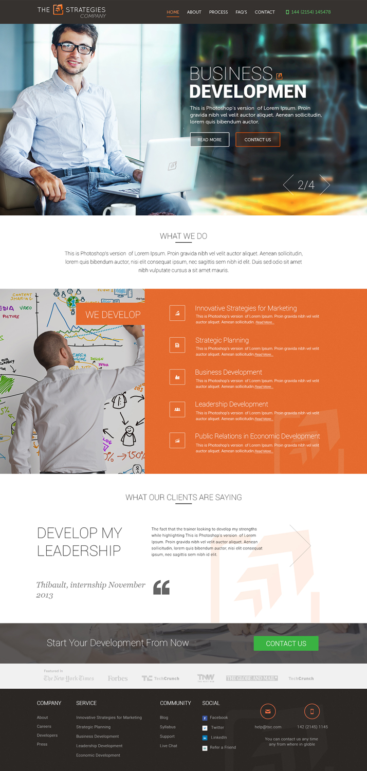 Logo Design by the-lion-king for The Strategies Company | Design #4974548
