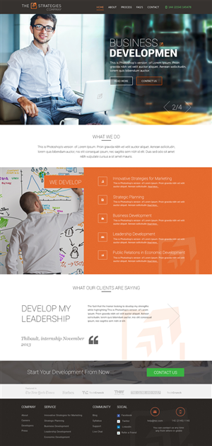 Logo Design by the-lion-king for The Strategies Company | Design: #4974548