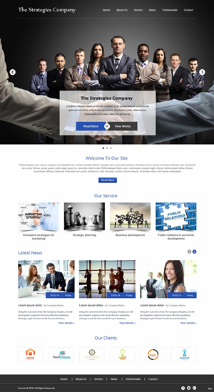 Web Design by pb for The Strategies Company | Design: #4944468