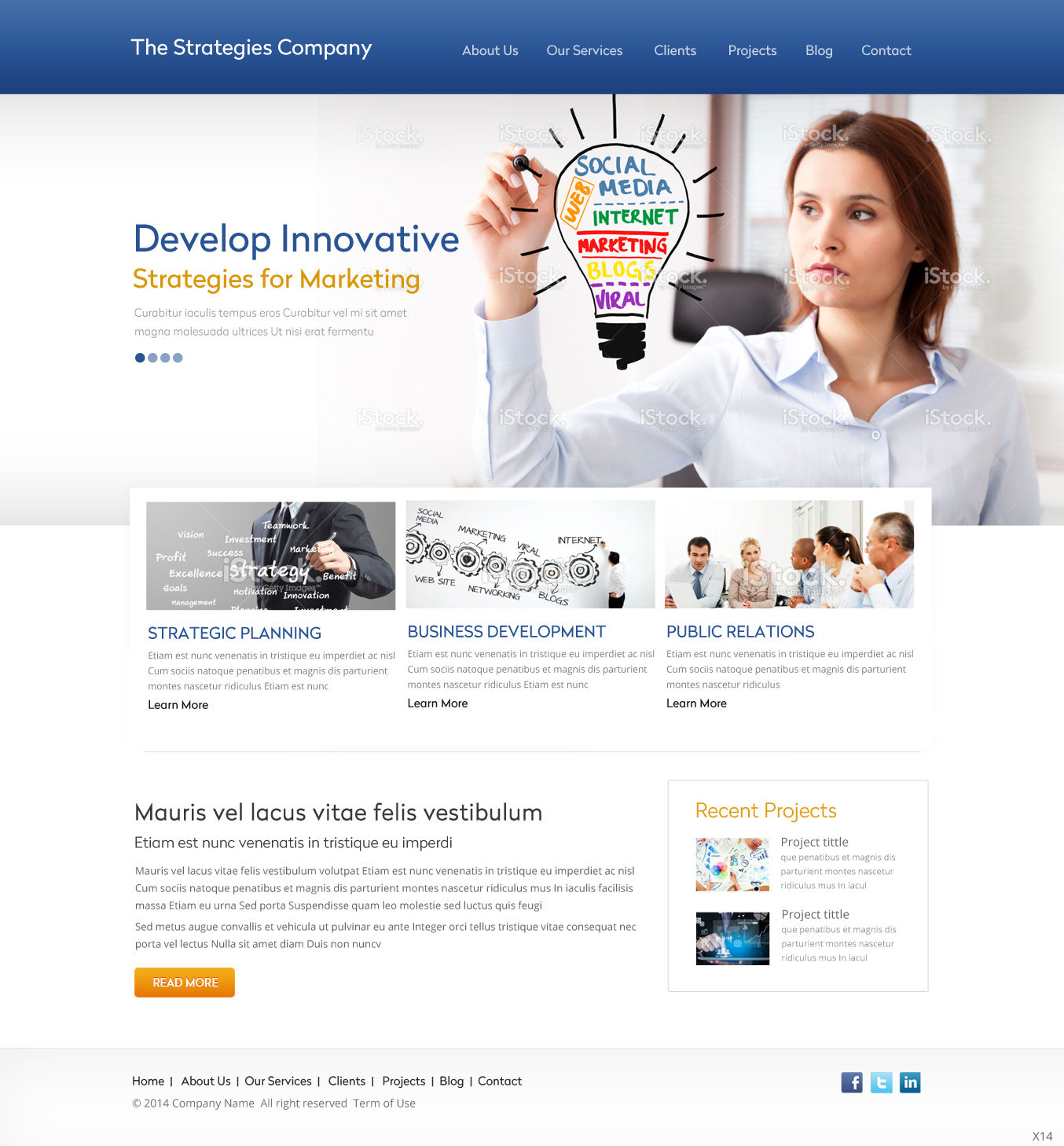 Web Design by pb for The Strategies Company | Design #4944473