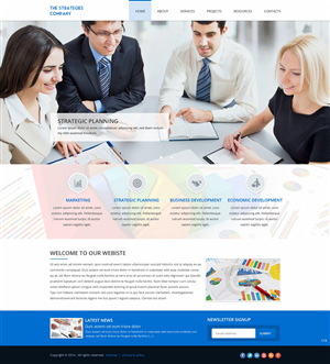 Web Design by pb for The Strategies Company | Design: #4945328