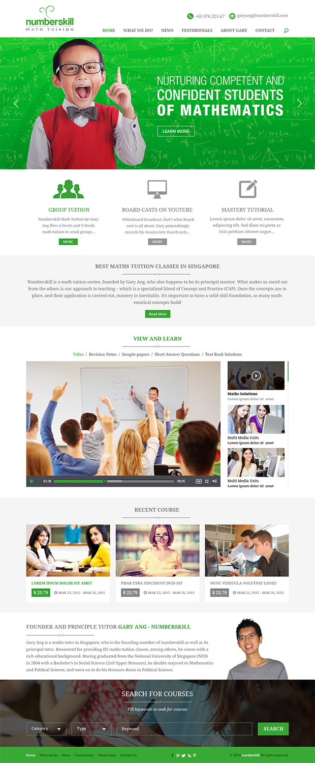 Wordpress Design by Creative Usha for this project | Design #4943183