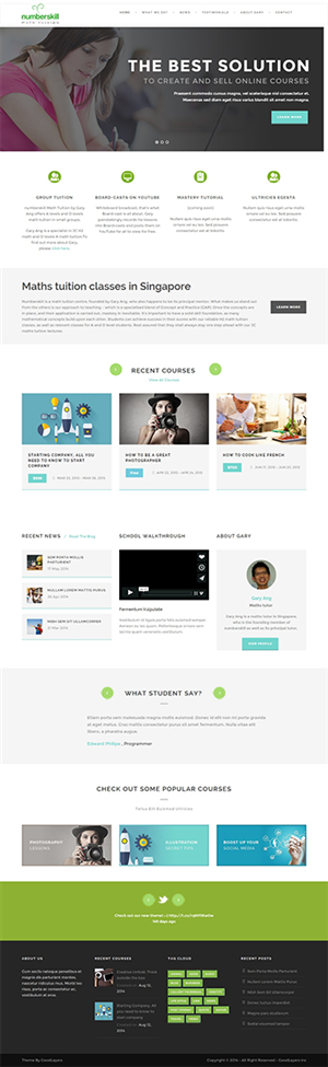 Wordpress Design by WebOne