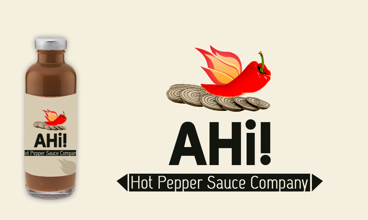 Logo Design by Deli for AHi! Hot Pepper Sauce Company | Design #4952727