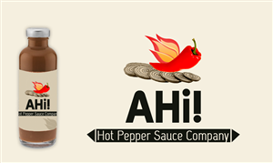 Logo Design by Deli for AHi! Hot Pepper Sauce Company | Design #4952727