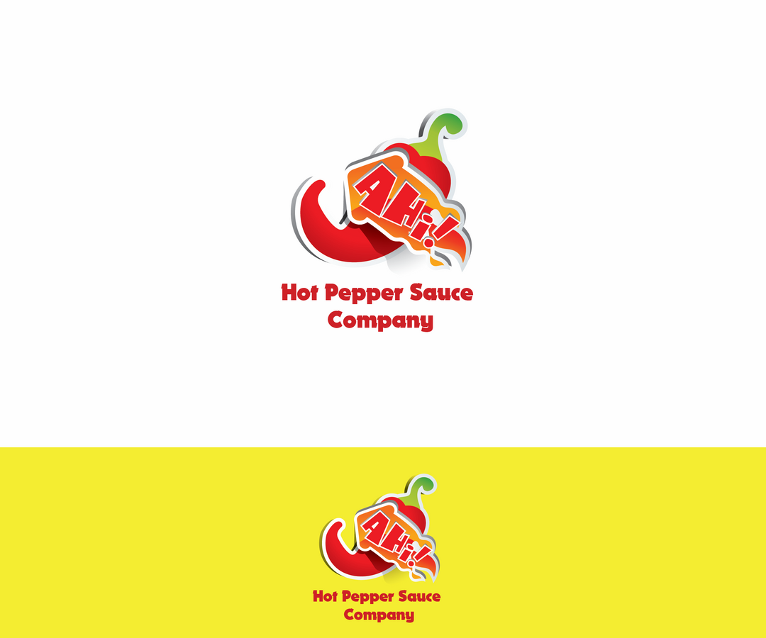 Logo Design by Yesternight Studios for AHi! Hot Pepper Sauce Company | Design #4953338